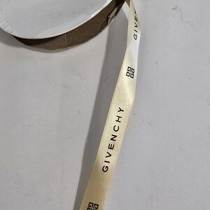 Givenchy Gold Satin Logo Ribbon Roll